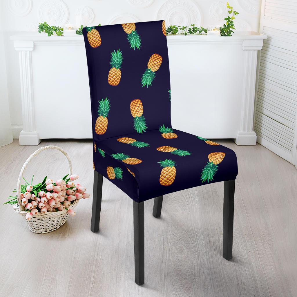 Pineapple Pattern Dining Chair Slipcover-JORJUNE.COM
