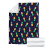 Pineapple Pattern Fleece Blanket