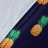 Pineapple Pattern Fleece Blanket