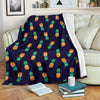 Pineapple Pattern Fleece Blanket