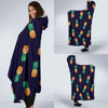 Pineapple Pattern Hooded Blanket-JORJUNE.COM