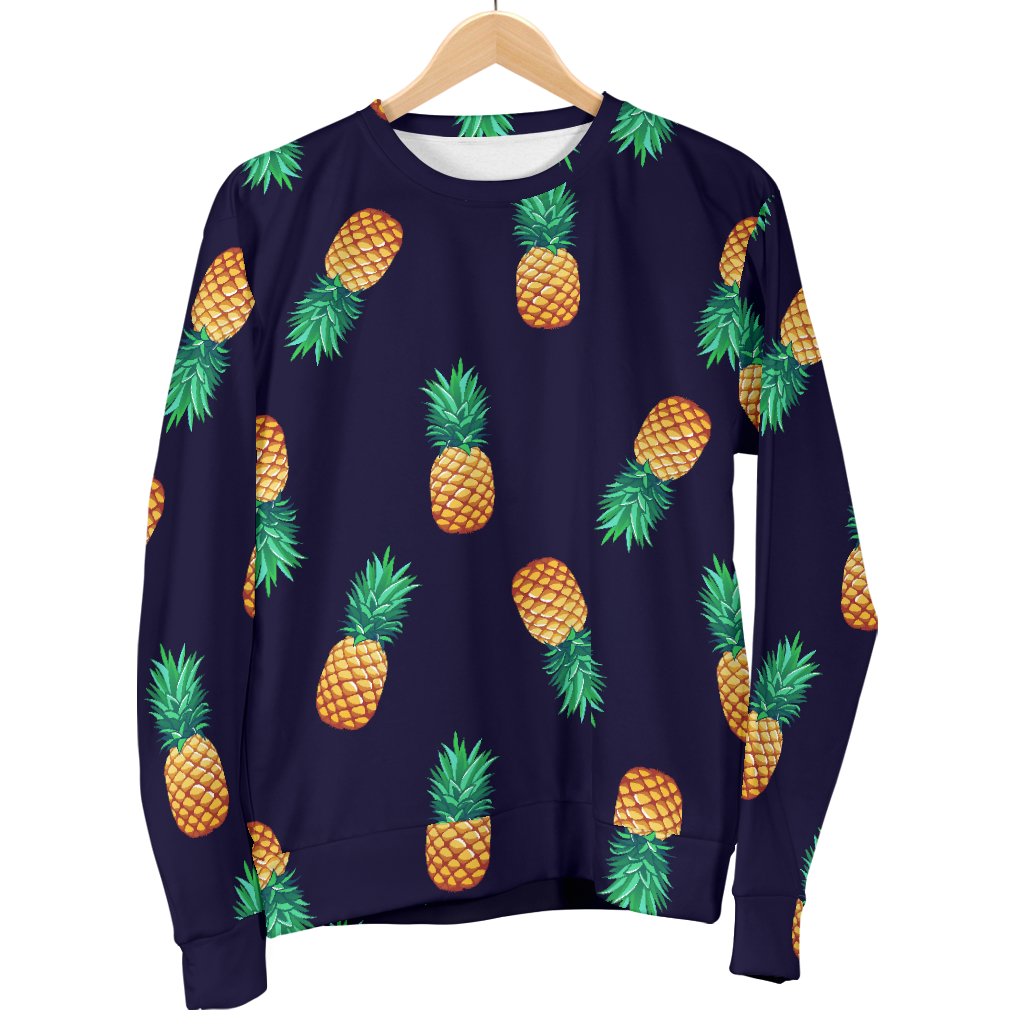 Pineapple Pattern Men Crewneck Sweatshirt