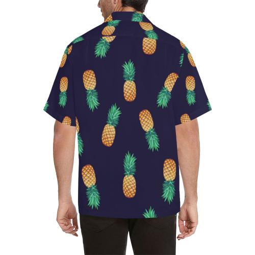 Pineapple Pattern Men Hawaiian Shirt