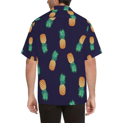 Pineapple Pattern Men Hawaiian Shirt