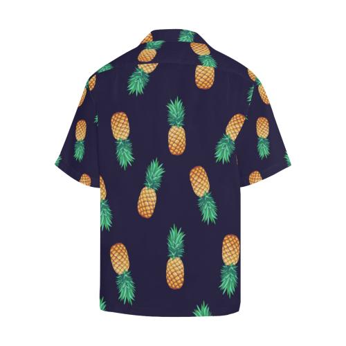 Pineapple Pattern Men Hawaiian Shirt