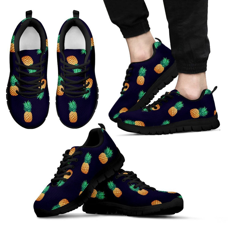 Pineapple Pattern Men Sneakers