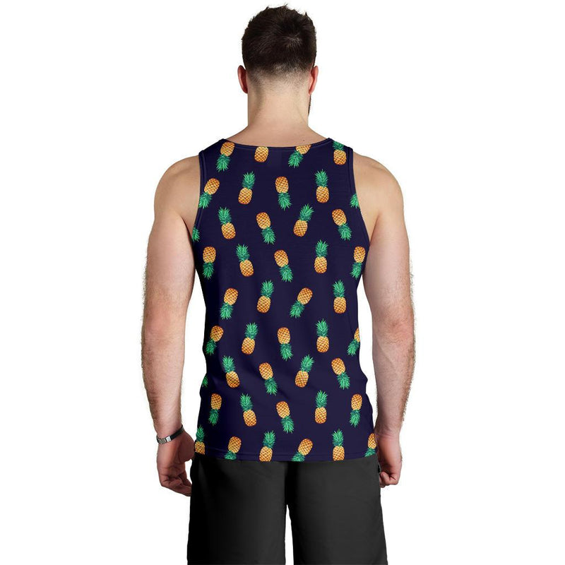 Pineapple Pattern Men Tank Top