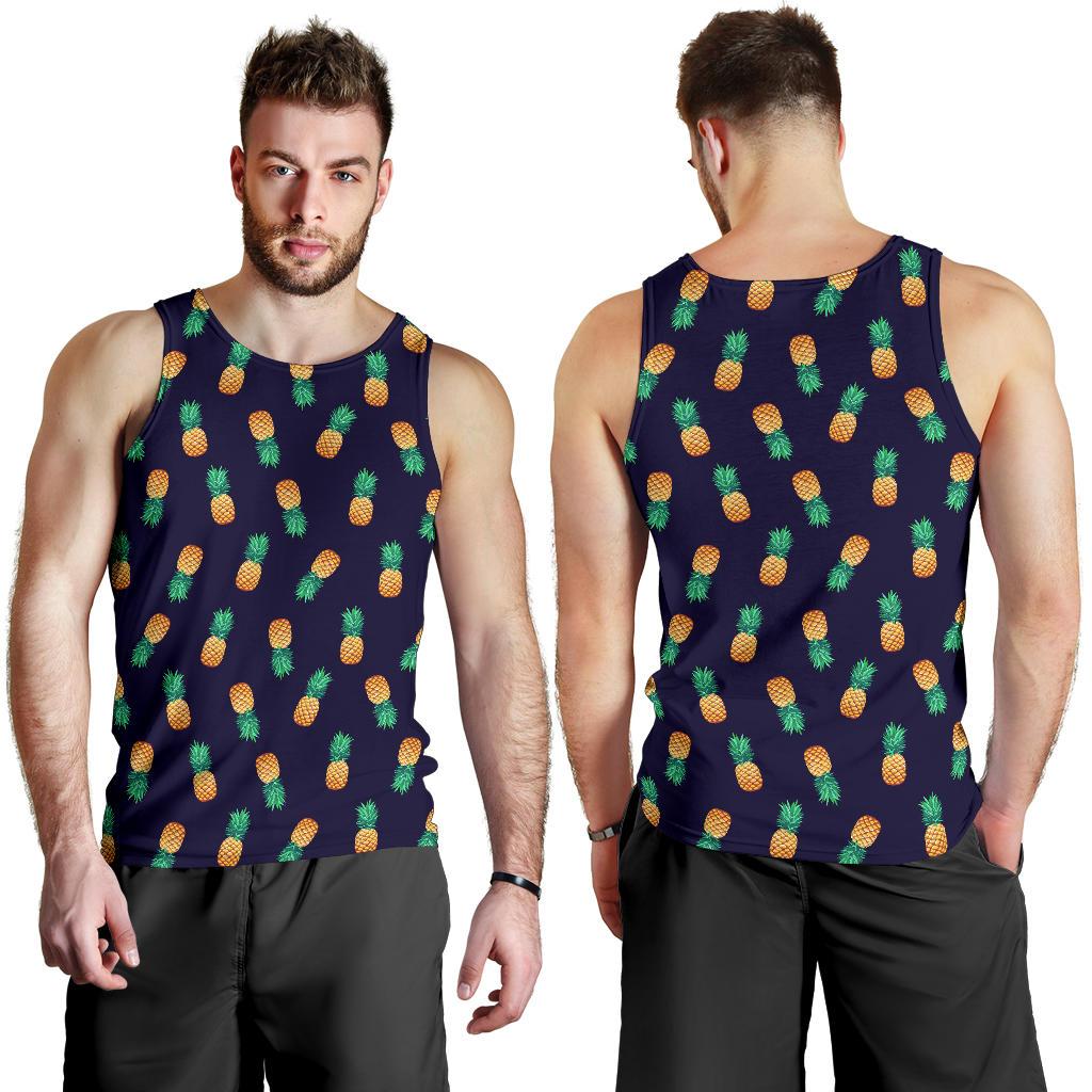 Pineapple Pattern Men Tank Top