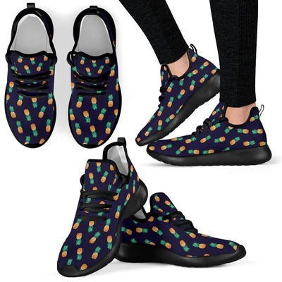 Pineapple Pattern Mesh Knit Sneakers Shoes