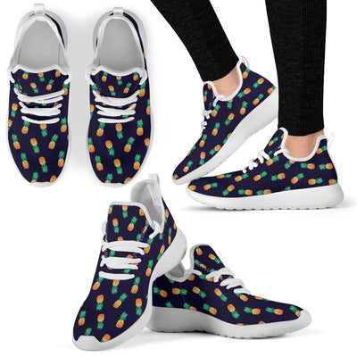 Pineapple Pattern Mesh Knit Sneakers Shoes