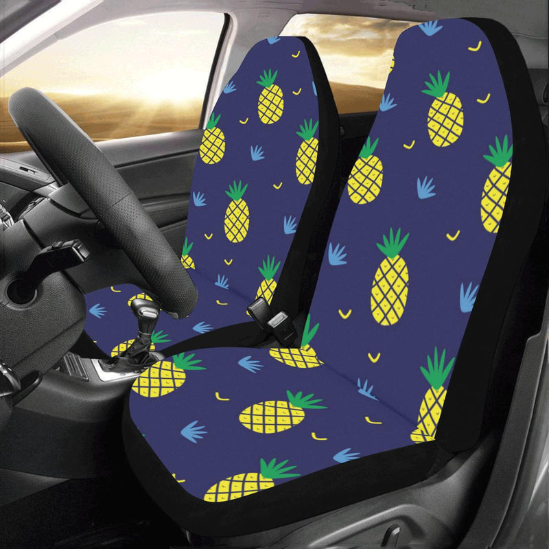 Pineapple Pattern Print Design A01 Car Seat Covers (Set of 2)-JORJUNE.COM