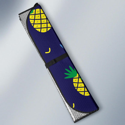 Pineapple Pattern Print Design A01 Car Sun Shades-JORJUNE.COM