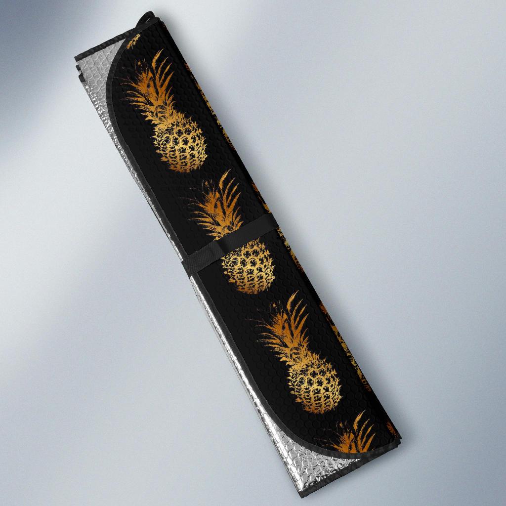 Pineapple Pattern Print Design A02 Car Sun Shades-JORJUNE.COM