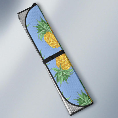 Pineapple Pattern Print Design A04 Car Sun Shades-JORJUNE.COM
