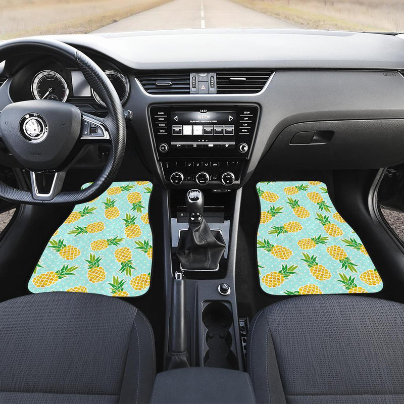 Pineapple Pattern Print Design PP01 Car Floor Mats-JORJUNE.COM