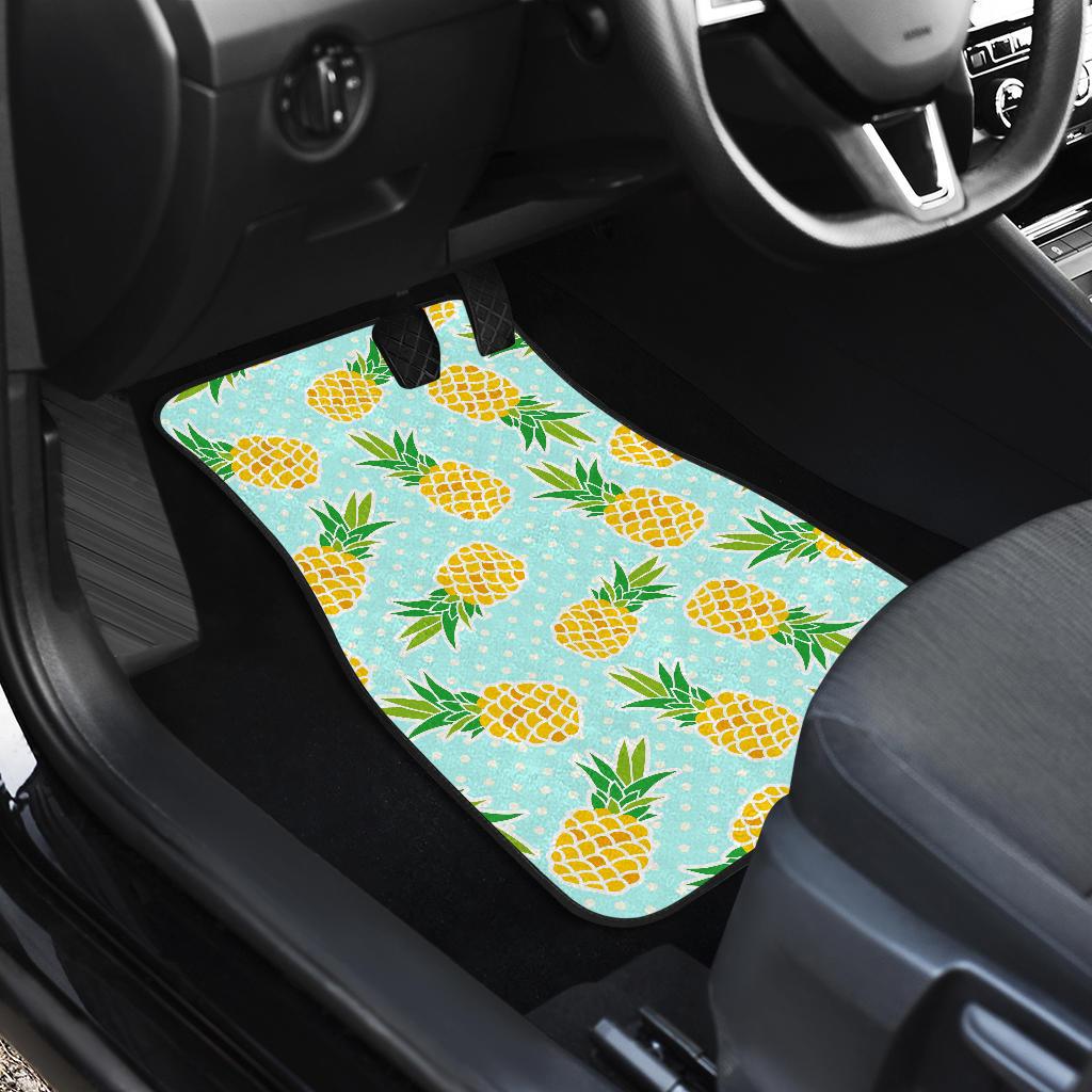 Pineapple Pattern Print Design PP01 Car Floor Mats-JORJUNE.COM