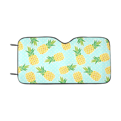 Pineapple Pattern Print Design PP01 Car Sun Shade-JorJune