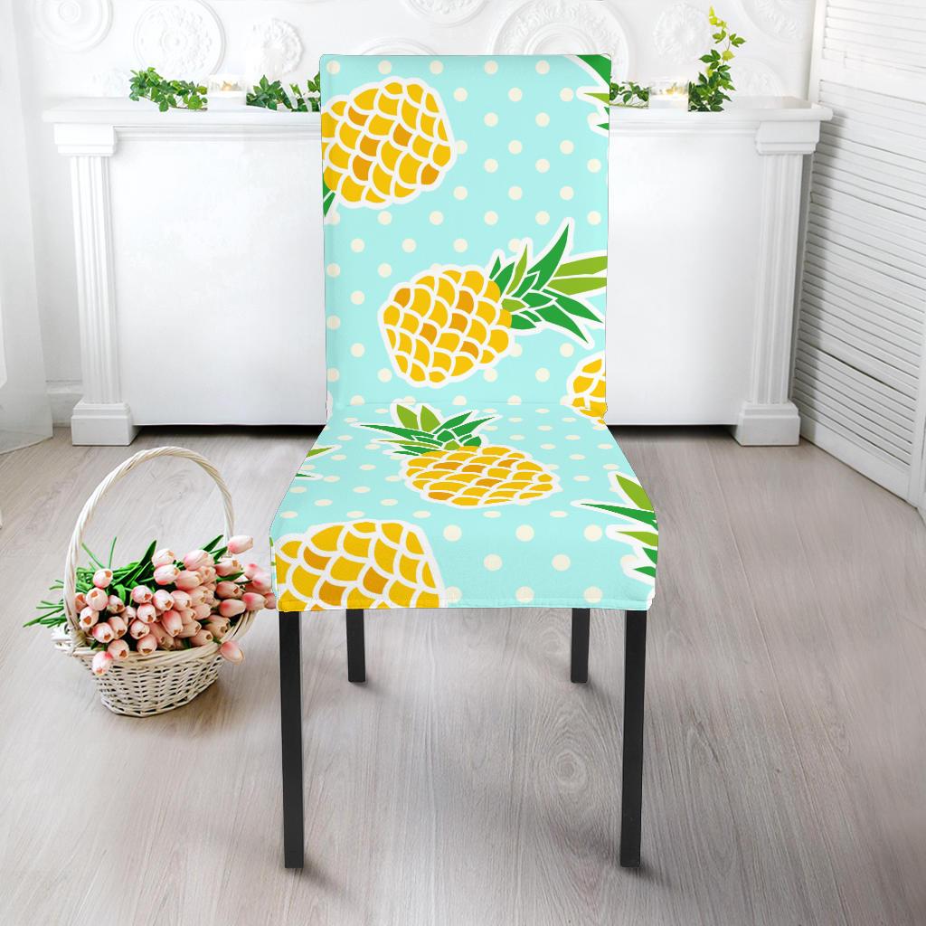 Pineapple Pattern Print Design PP01 Dining Chair Slipcover-JORJUNE.COM