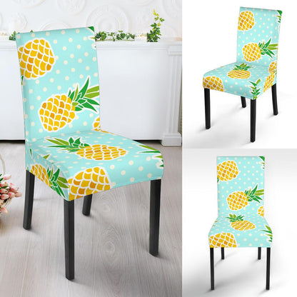 Pineapple Pattern Print Design PP01 Dining Chair Slipcover-JORJUNE.COM