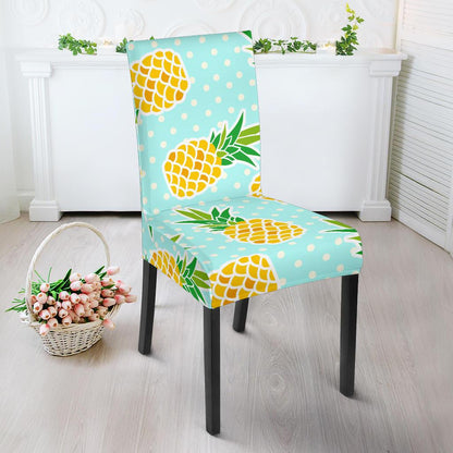 Pineapple Pattern Print Design PP01 Dining Chair Slipcover-JORJUNE.COM