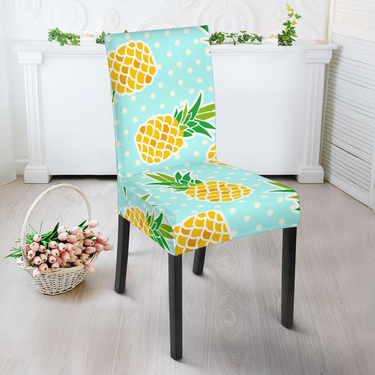 Pineapple Pattern Print Design PP01 Dining Chair Slipcover-JORJUNE.COM
