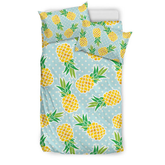 Pineapple Pattern Print Design PP01 Duvet Cover Bedding Set-JORJUNE.COM