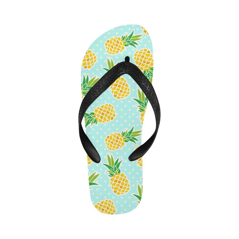 Pineapple Pattern Print Design PP01 Flip Flops-JorJune