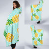 Pineapple Pattern Print Design PP01 Hooded Blanket-JORJUNE.COM