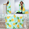 Pineapple Pattern Print Design PP01 Hooded Blanket-JORJUNE.COM