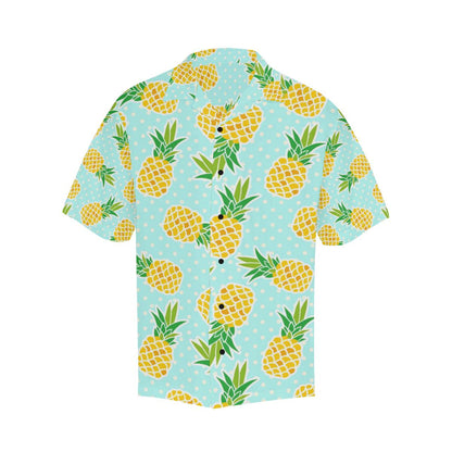 Pineapple Pattern Print Design PP01 Men Hawaiian Shirt-JorJune