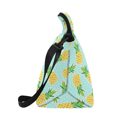 Pineapple Pattern Print Design PP01 Neoprene Lunch Bag-JorJune