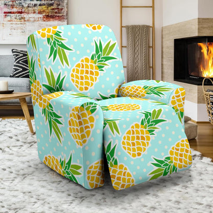 Pineapple Pattern Print Design PP01 Recliner Slipcover-JORJUNE.COM