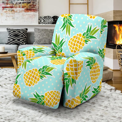 Pineapple Pattern Print Design PP01 Recliner Slipcover-JORJUNE.COM