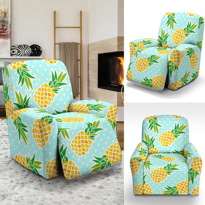 Pineapple Pattern Print Design PP01 Recliner Slipcover-JORJUNE.COM