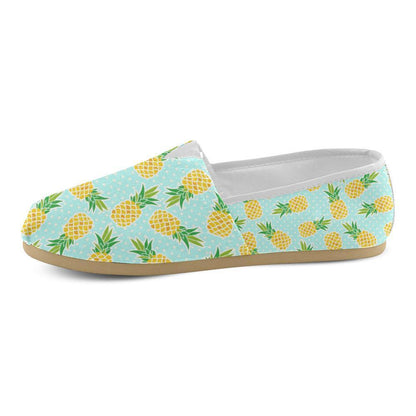 Pineapple Pattern Print Design PP01 Women Casual Shoes-JorJune.com