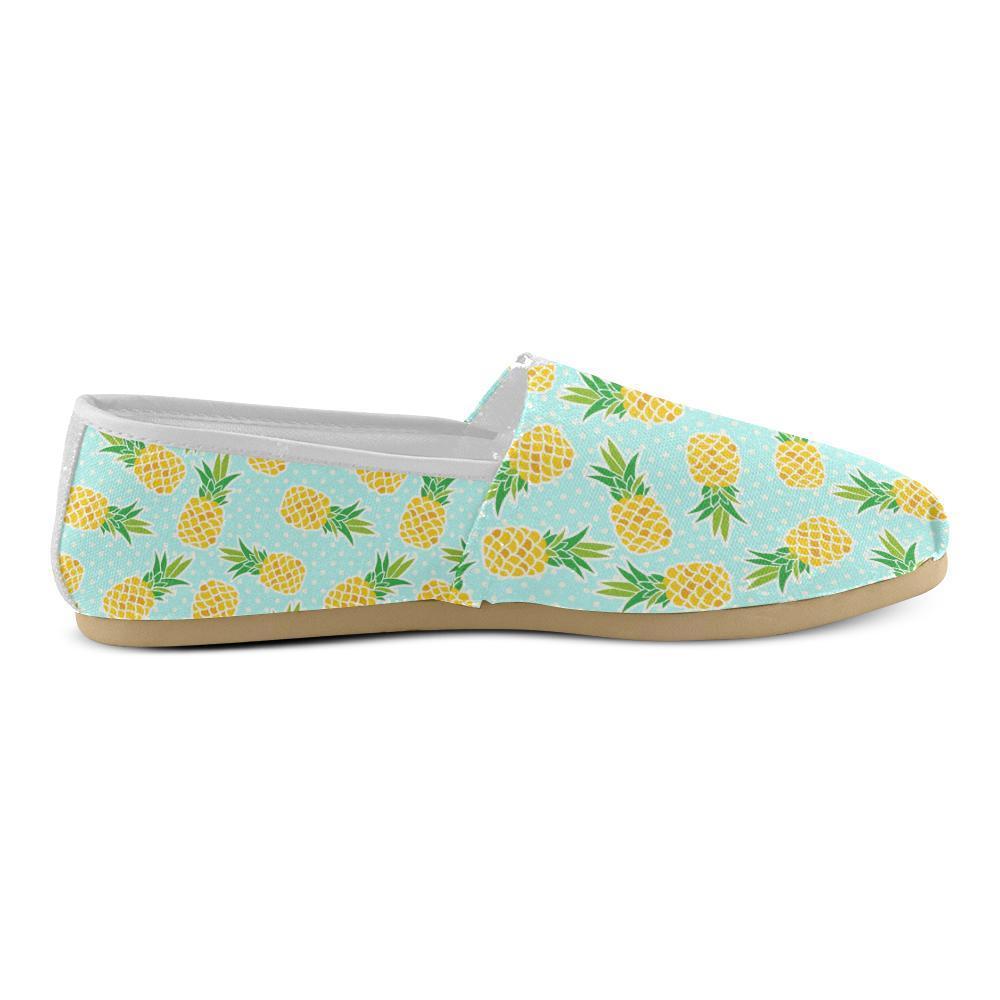 Pineapple Pattern Print Design PP01 Women Casual Shoes-JorJune.com