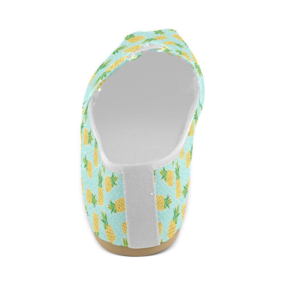 Pineapple Pattern Print Design PP01 Women Casual Shoes-JorJune.com