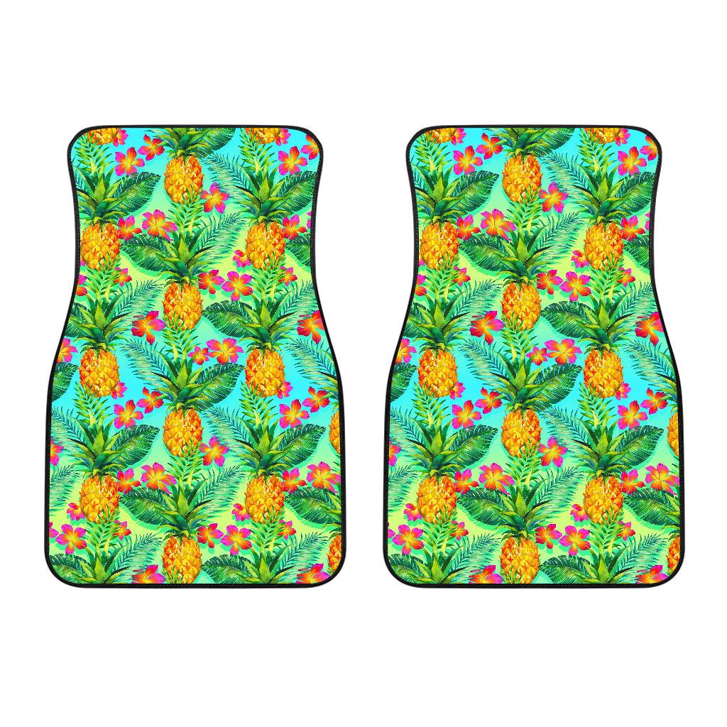 Pineapple Pattern Print Design PP010 Car Floor Mats-JORJUNE.COM