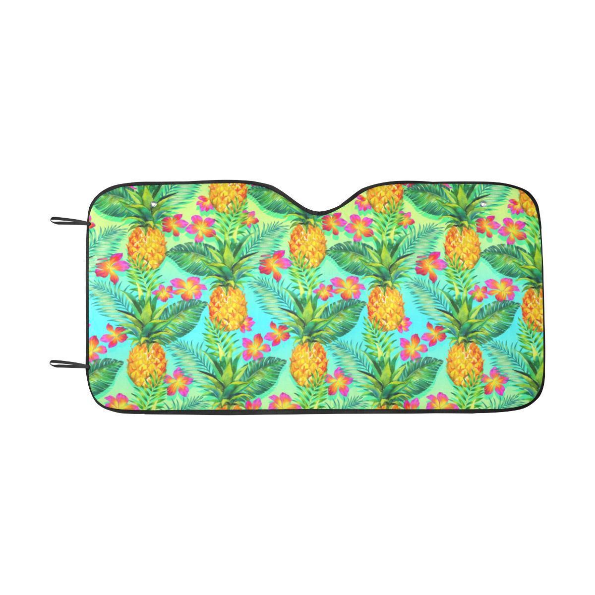Pineapple Pattern Print Design PP010 Car Sun Shade-JorJune