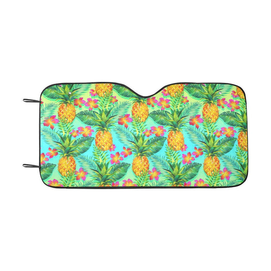 Pineapple Pattern Print Design PP010 Car Sun Shade-JorJune