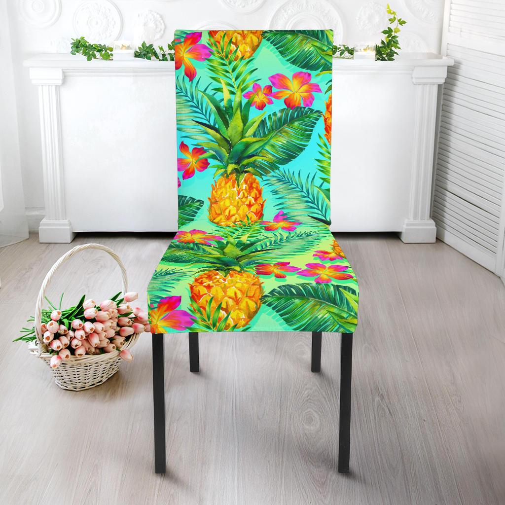 Pineapple Pattern Print Design PP010 Dining Chair Slipcover-JORJUNE.COM