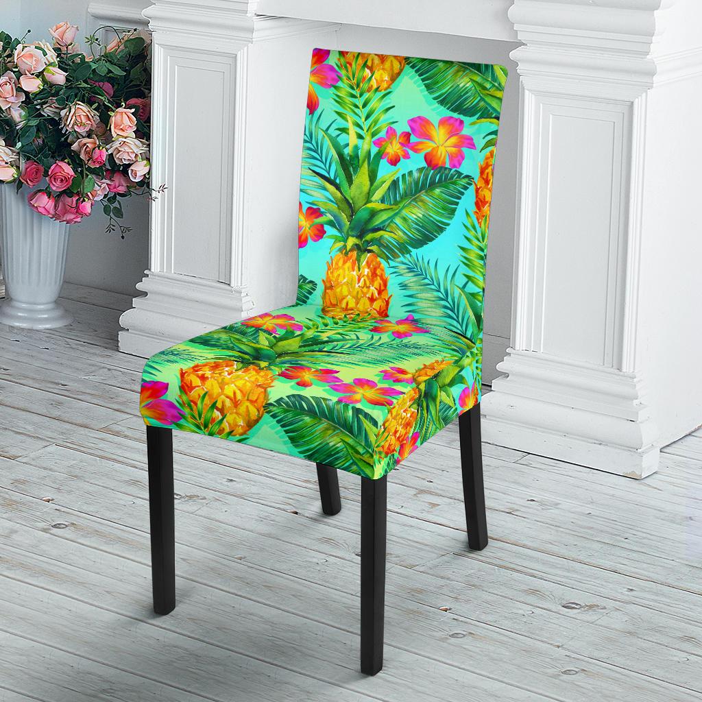 Pineapple Pattern Print Design PP010 Dining Chair Slipcover-JORJUNE.COM
