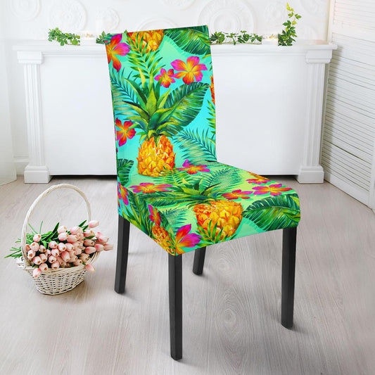 Pineapple Pattern Print Design PP010 Dining Chair Slipcover-JORJUNE.COM