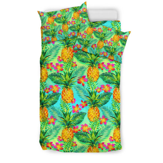 Pineapple Pattern Print Design PP010 Duvet Cover Bedding Set-JORJUNE.COM