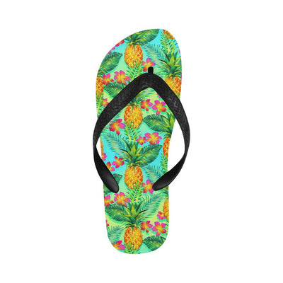 Pineapple Pattern Print Design PP010 Flip Flops-JorJune