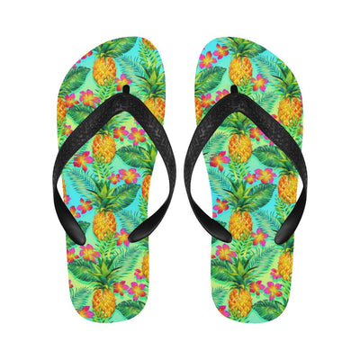 Pineapple Pattern Print Design PP010 Flip Flops-JorJune