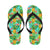 Pineapple Pattern Print Design PP010 Flip Flops-JorJune