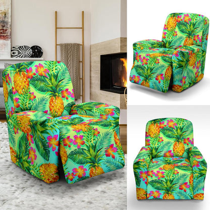 Pineapple Pattern Print Design PP010 Recliner Slipcover-JORJUNE.COM