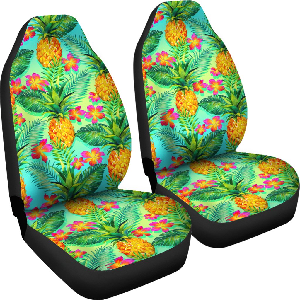 Pineapple Pattern Print Design PP010 Universal Fit Car Seat Covers-JorJune