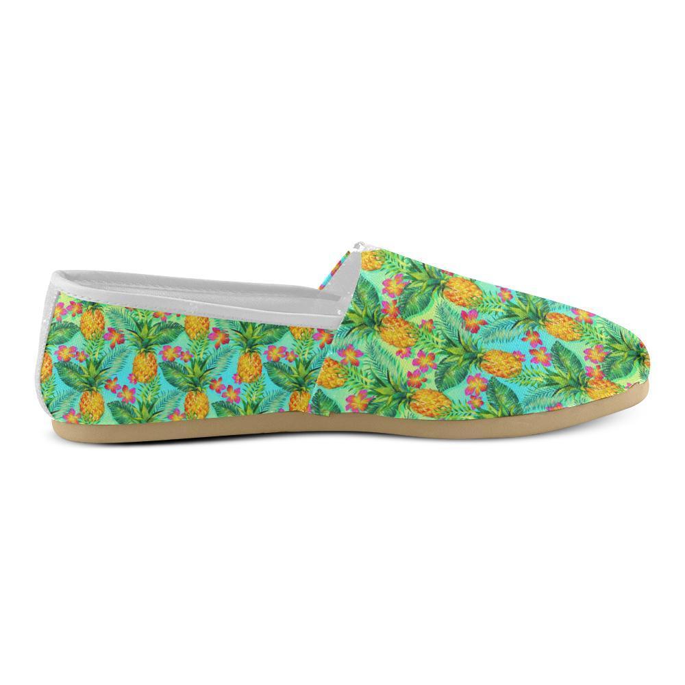Pineapple Pattern Print Design PP010 Women Casual Shoes-JorJune.com